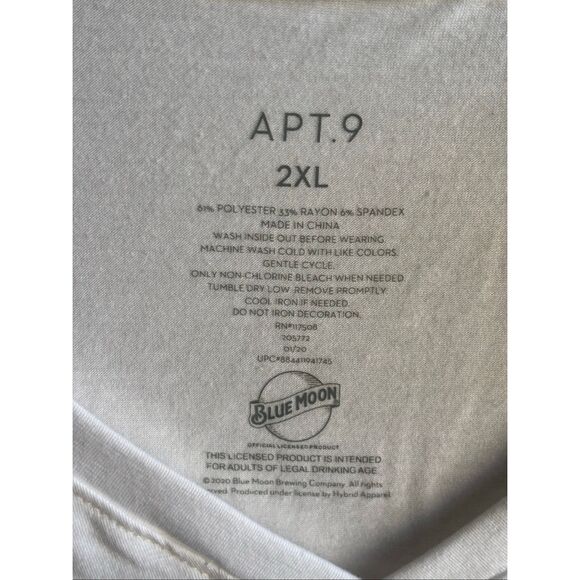 ❤️Apt.9 Women’s Blue Moon Tee - Picture 5 of 5